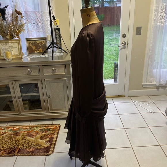 1990 vintage brown dress - Picture 2 of 4